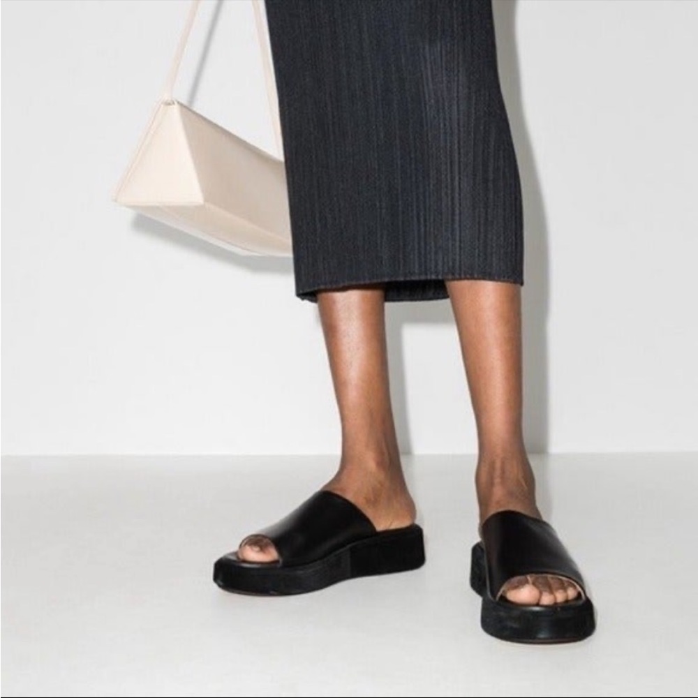 ATP Atelier Pacci Black Chunky Sandals 41 - Picture 3 of 13
